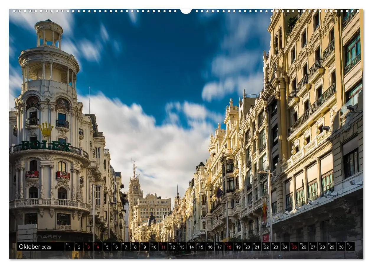 Bild: 9783457984918 | Metropole Madrid (hochwertiger Premium Wandkalender 2026 DIN A2...