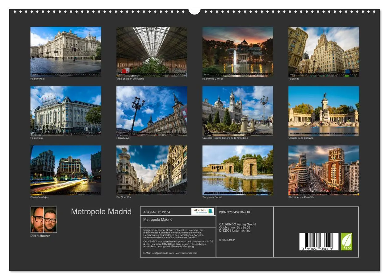 Bild: 9783457984918 | Metropole Madrid (hochwertiger Premium Wandkalender 2026 DIN A2...