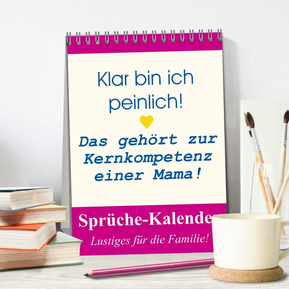 Bild: 9783516384918 | Sprüche-Kalender. Lustiges für die Familie! (Tischkalender 2026 DIN...
