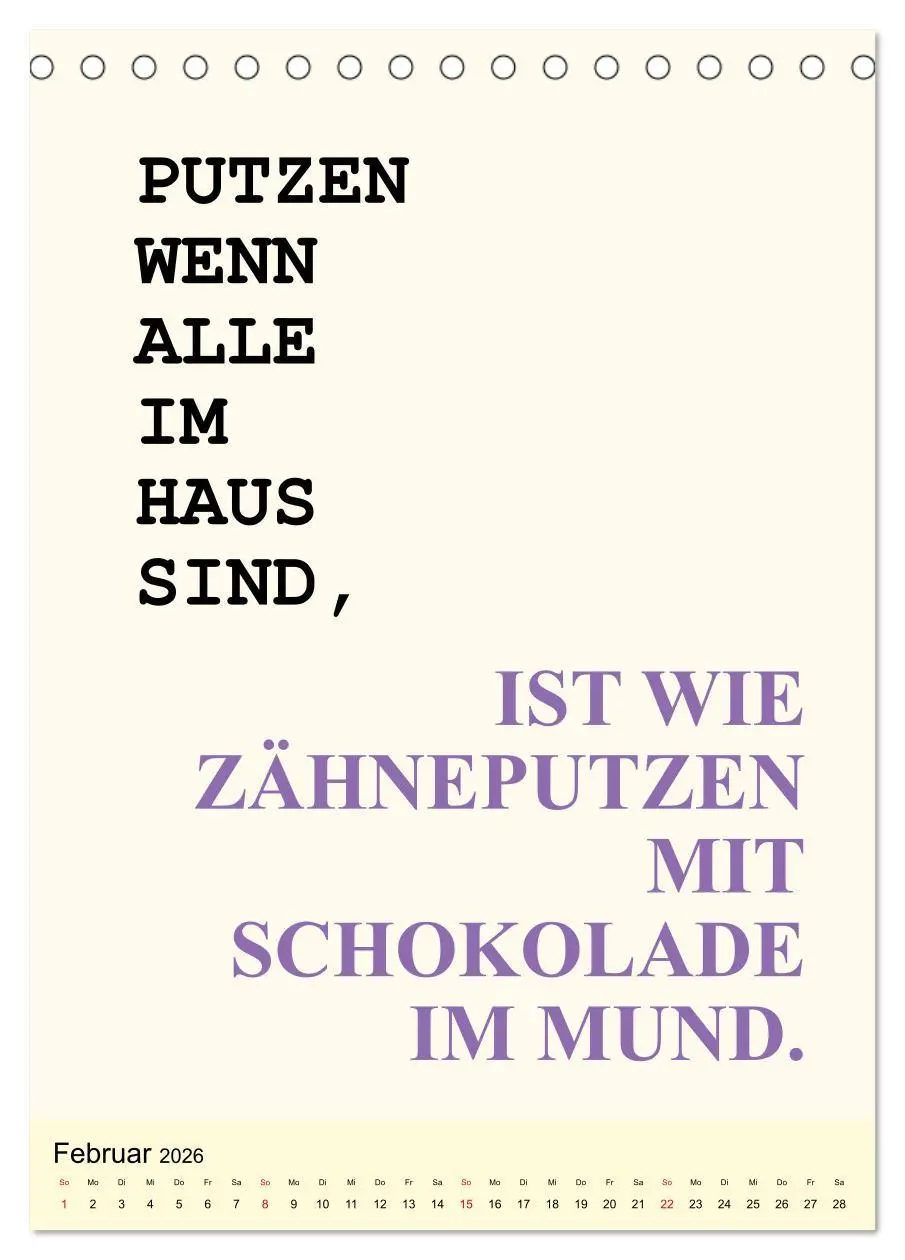 Bild: 9783516384918 | Sprüche-Kalender. Lustiges für die Familie! (Tischkalender 2026 DIN...