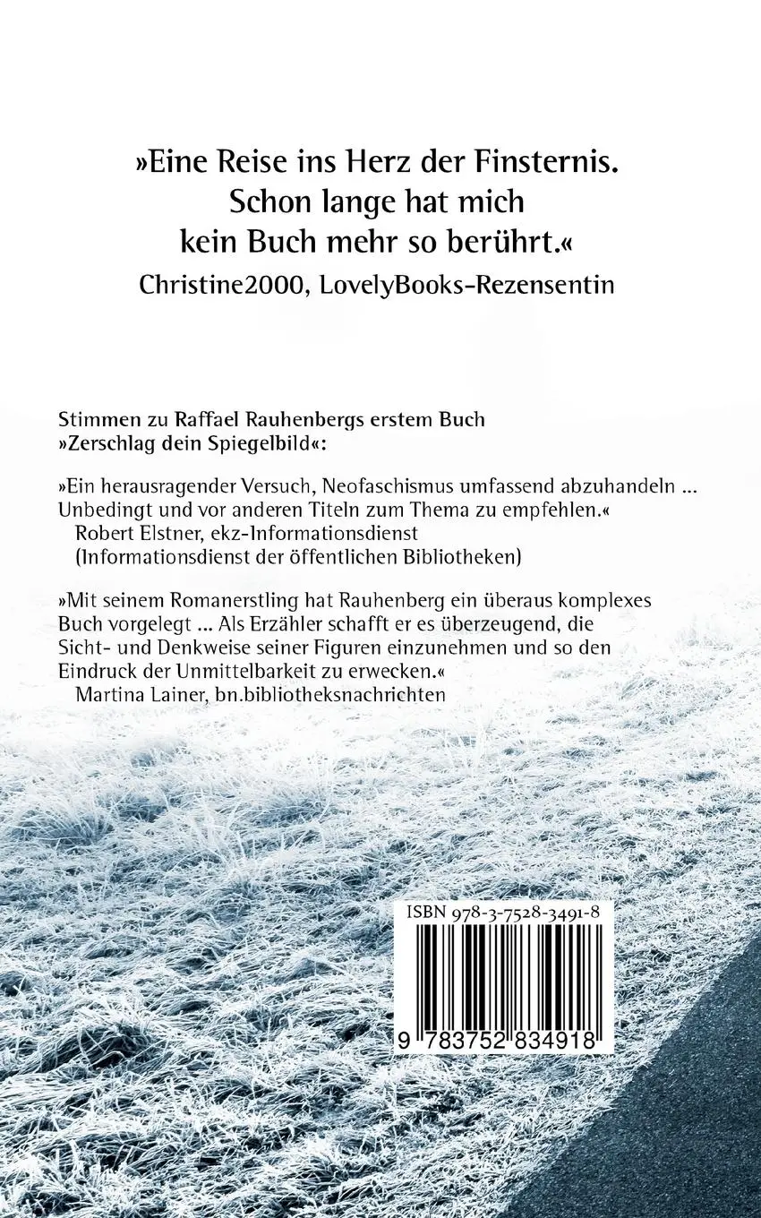 Rückseite: 9783752834918 | Die Schulter des Riesen | Roman | Raffael Rauhenberg | Taschenbuch