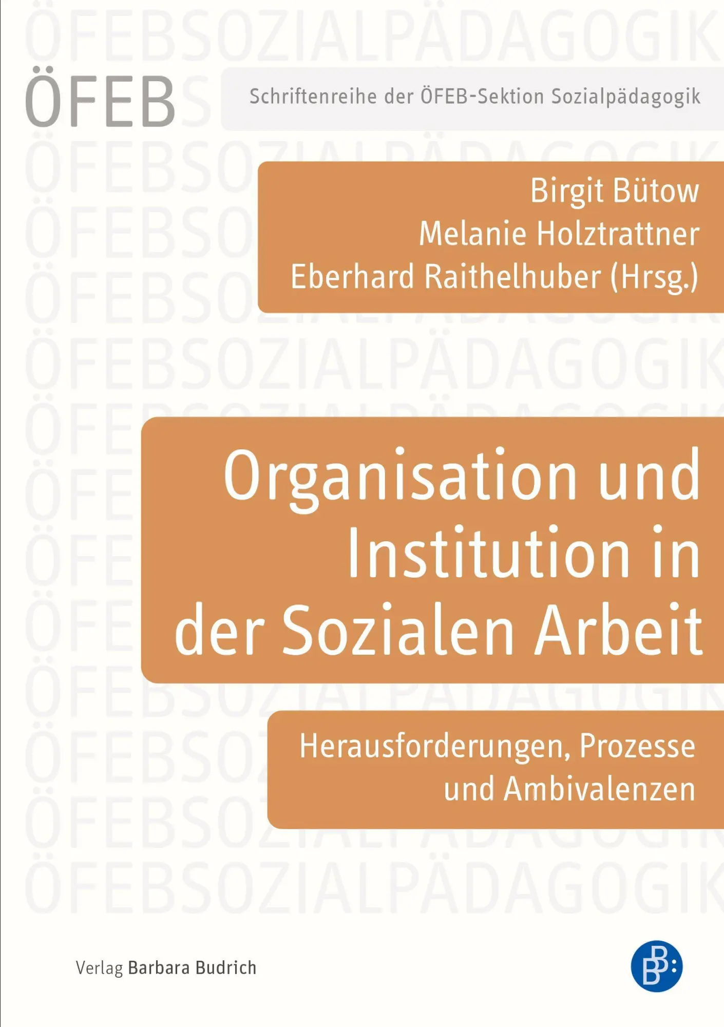 Cover: 9783847424918 | Organisation und Institution in der Sozialen Arbeit | Birgit Bütow
