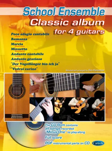 Cover: 9788850724918 | Classic Album for 4 Guitars | Ciro Fiorentino | Buch + CD