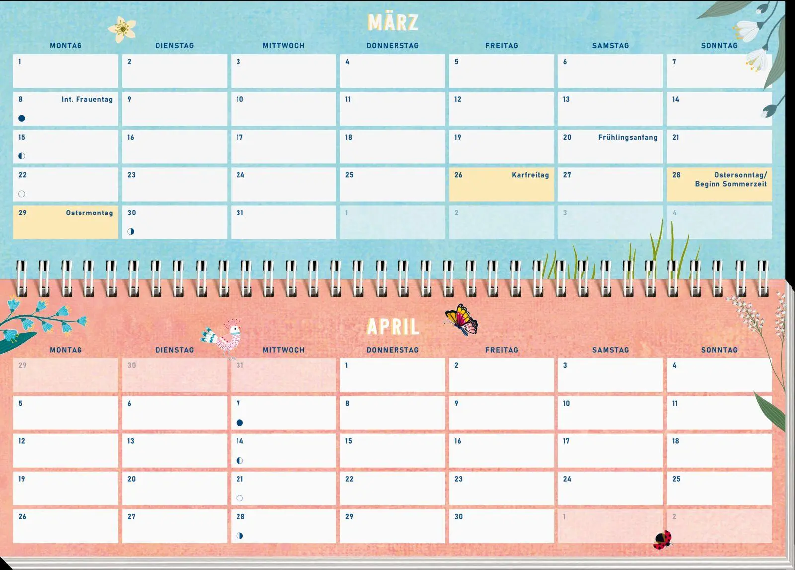 Bild: 4036442015018 | Tischkalender 2027 quer: Lebe wild und voller Wunder | Groh Verlag