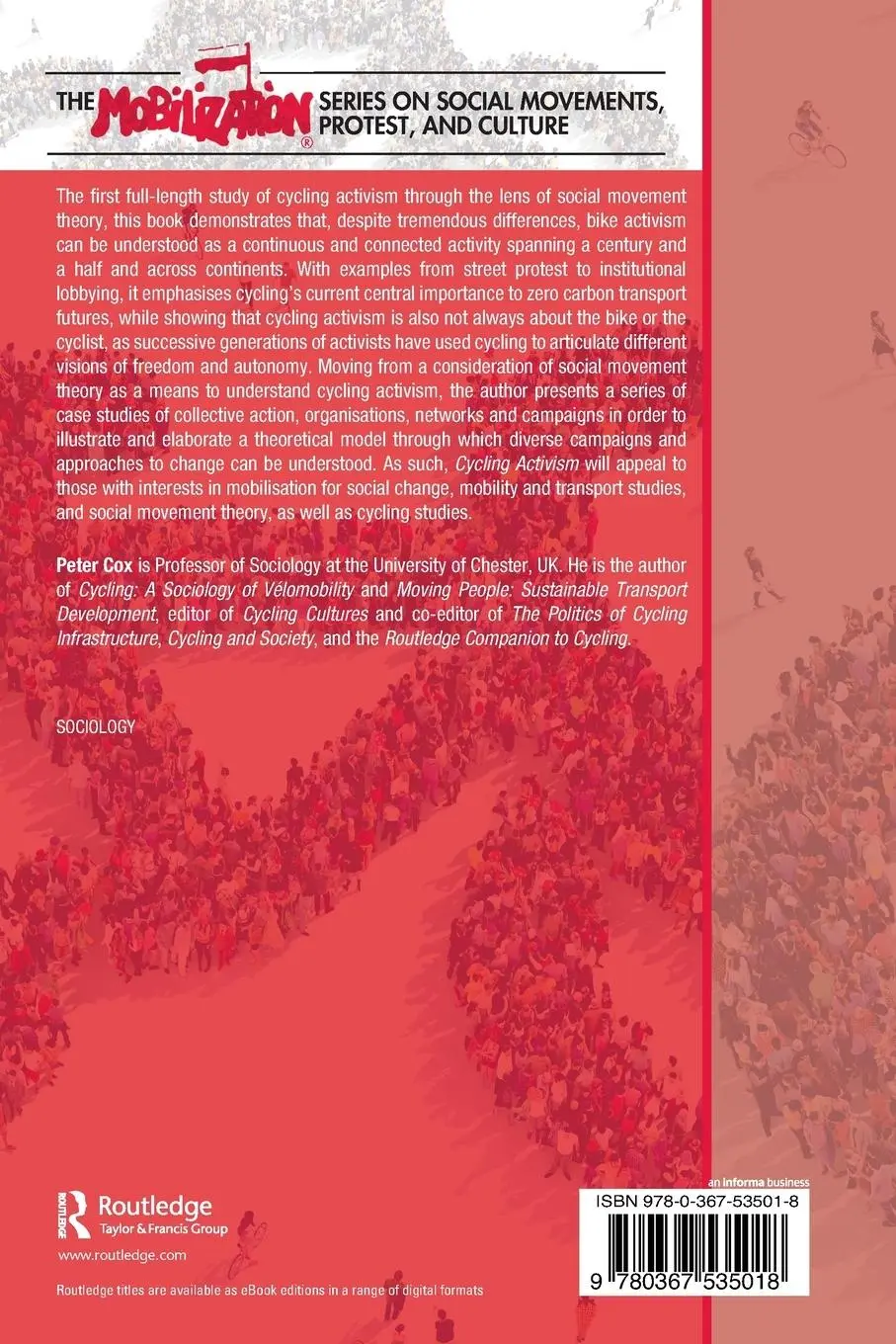 Rückseite: 9780367535018 | Cycling Activism | Bike Politics and Social Movements | Peter Cox