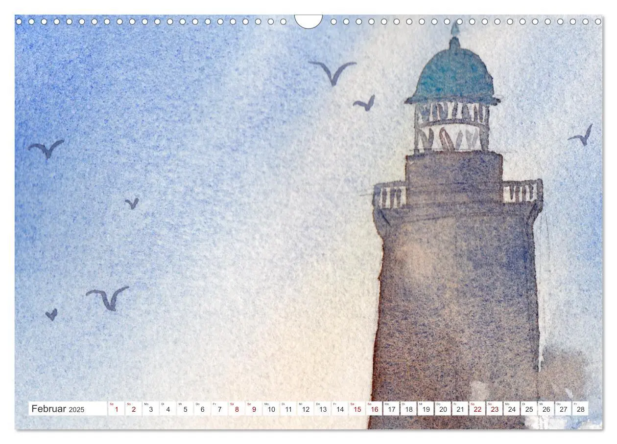 Bild: 9783435095018 | Jahreszeiten in Aquarell (Wandkalender 2025 DIN A3 quer), CALVENDO...