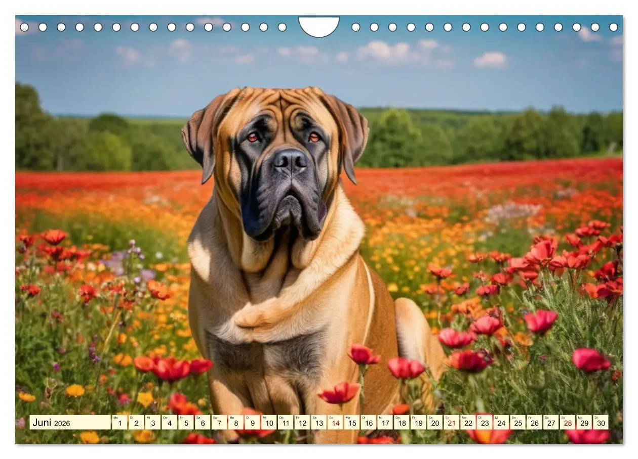 Bild: 9783457325018 | Molosser - Gigantischer Kuschelfaktor (Wandkalender 2026 DIN A4...