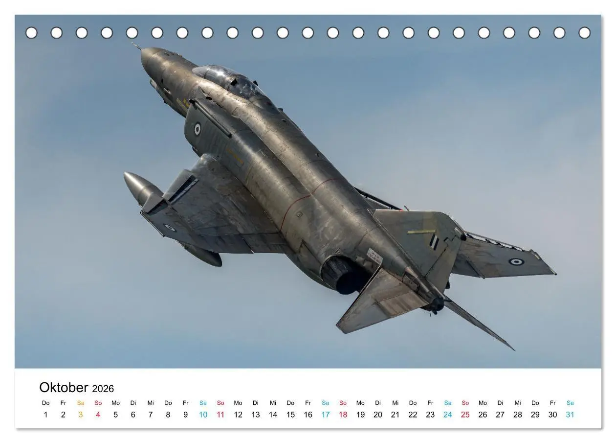 Bild: 9783457635018 | Die letzten McDonnell Douglas F-4 Phantom II (Tischkalender 2026...