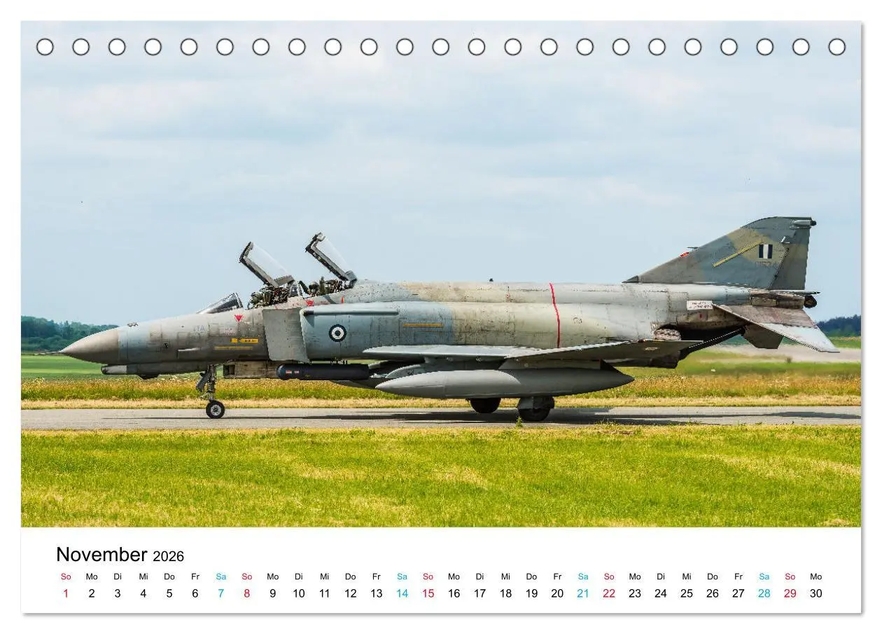 Bild: 9783457635018 | Die letzten McDonnell Douglas F-4 Phantom II (Tischkalender 2026...