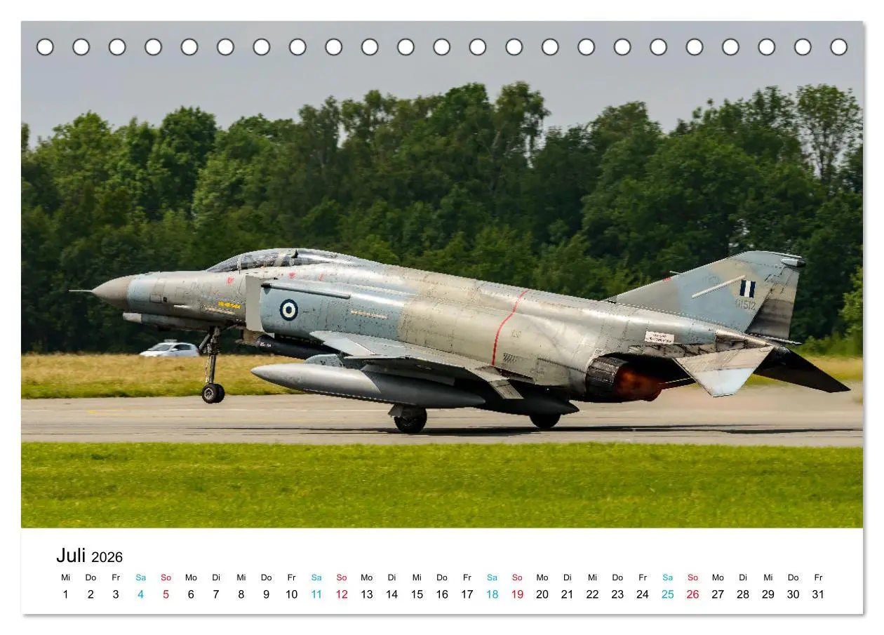 Bild: 9783457635018 | Die letzten McDonnell Douglas F-4 Phantom II (Tischkalender 2026...