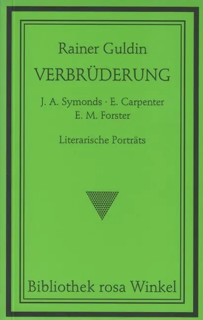 Cover: 9783921495018 | Verbrüderung | Rainer Guldin | Taschenbuch | Bibliothek rosa Winkel