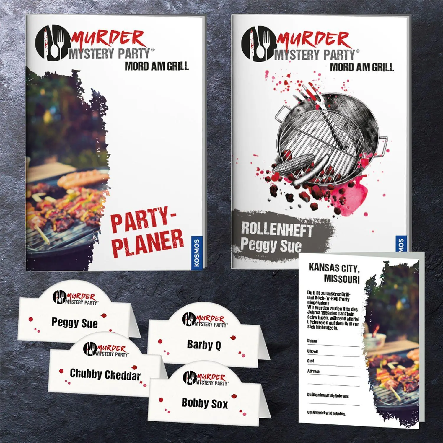 Bild: 4002051695118 | Murder Mystery Party - Mord am Grill | 6 - 8 Spieler | Larry Zacher