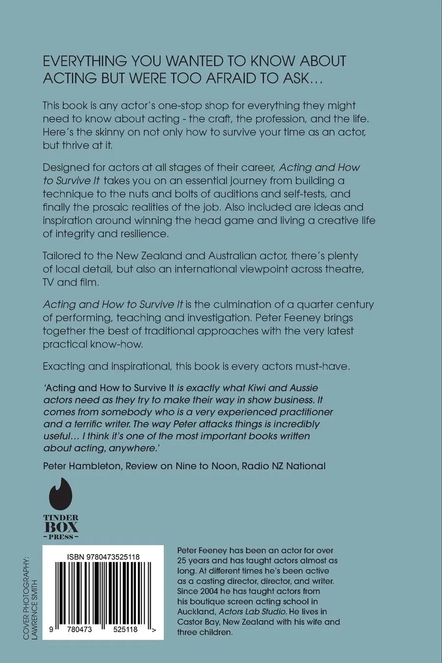 Rückseite: 9780473525118 | Acting and How to Survive It | Peter Feeney | Taschenbuch | Englisch