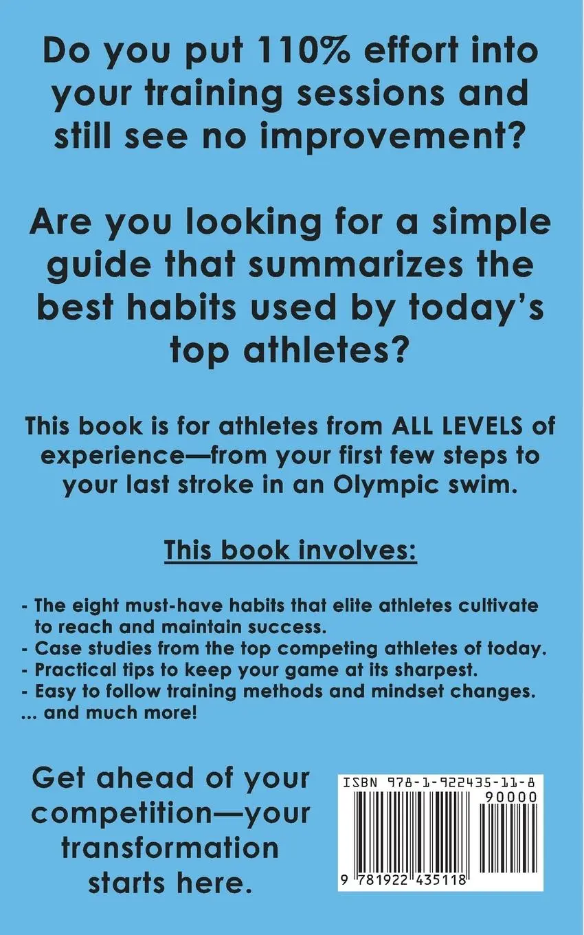 Rückseite: 9781922435118 | Athlete Habits | Hadley Mannings | Taschenbuch | Englisch | 2020
