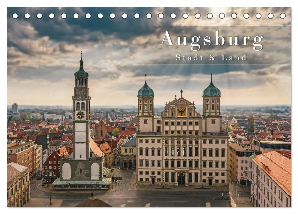Cover: 9783457555118 | Augsburg - Stadt und Land (Tischkalender 2026 DIN A5 quer),...