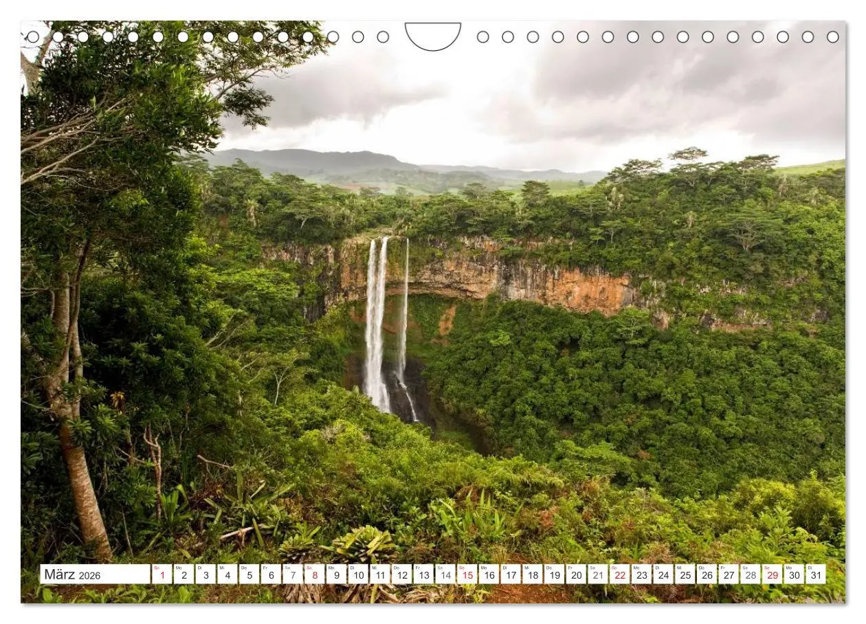 Bild: 9783516195118 | Mauritius (Wandkalender 2026 DIN A4 quer), CALVENDO Monatskalender