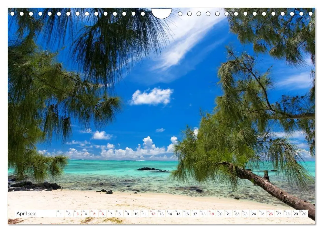 Bild: 9783516195118 | Mauritius (Wandkalender 2026 DIN A4 quer), CALVENDO Monatskalender