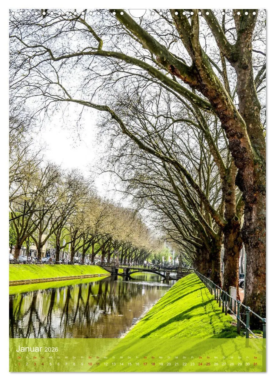 Bild: 9783516405118 | Ein Spaziergang durch Düsseldorf (Wandkalender 2026 DIN A3 hoch),...