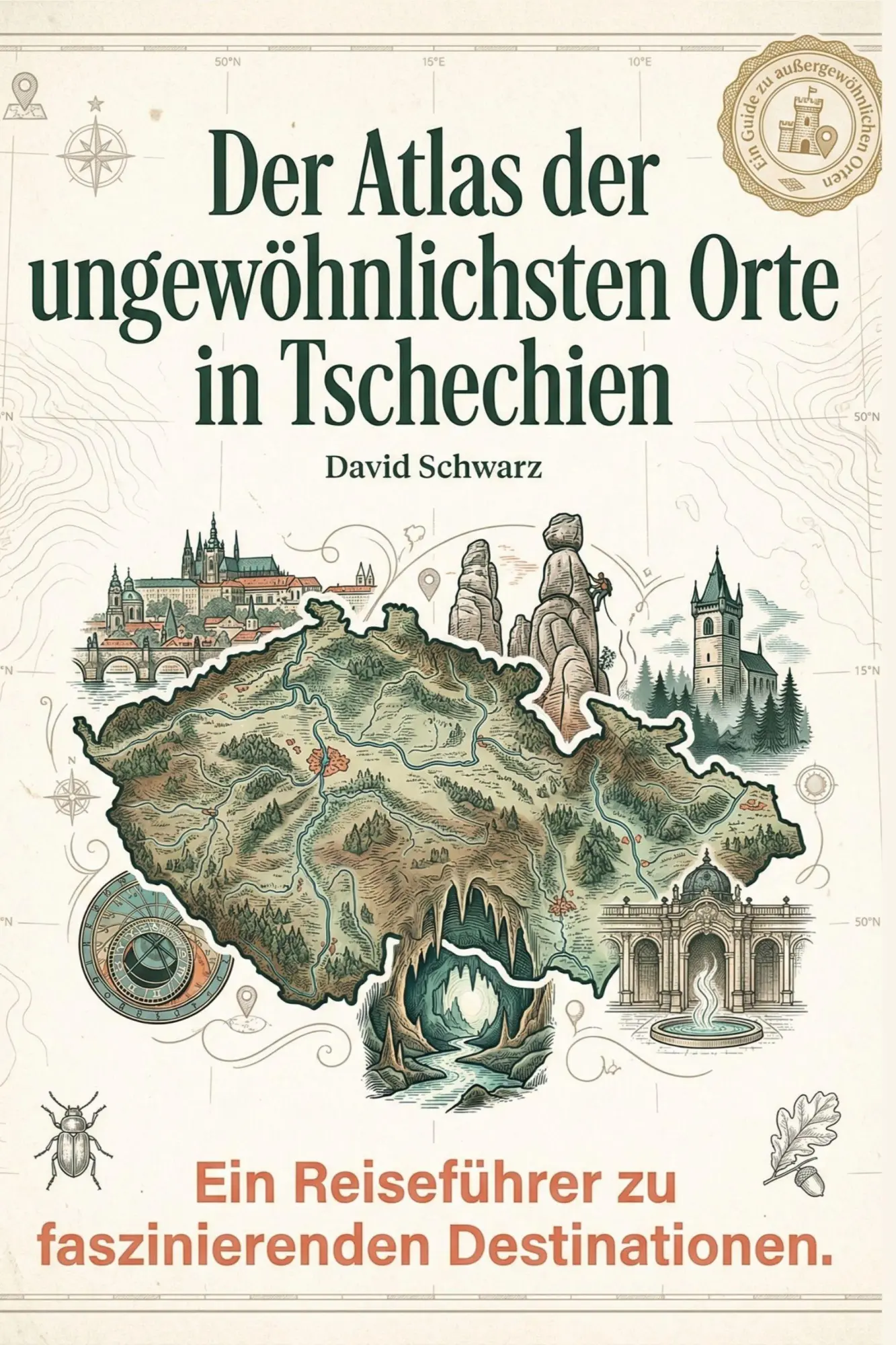 Cover: 9783695395118 | Der Atlas der ungewöhnlichsten Orte in Tschechien | David Schwarz