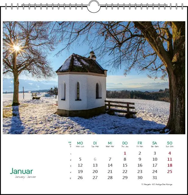 Bild: 9783861925118 | Östlicher Bodensee 2026 | Postkarten-Tischkalender | Fotografen | 2026