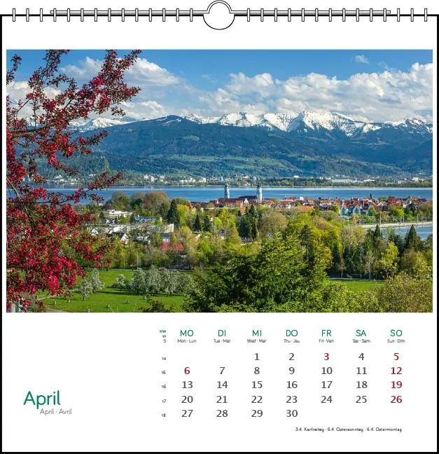Bild: 9783861925118 | Östlicher Bodensee 2026 | Postkarten-Tischkalender | Fotografen | 2026