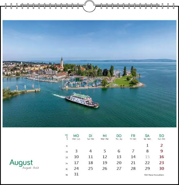 Bild: 9783861925118 | Östlicher Bodensee 2026 | Postkarten-Tischkalender | Fotografen | 2026