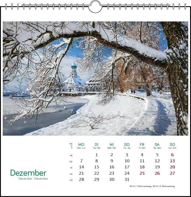 Bild: 9783861925118 | Östlicher Bodensee 2026 | Postkarten-Tischkalender | Fotografen | 2026