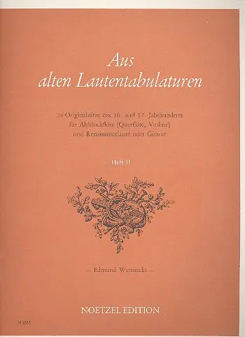 Cover: 9790204535118 | Aus Alten Lautentabulaturen 2 | Wensiecki | Buch | EAN 9790204535118