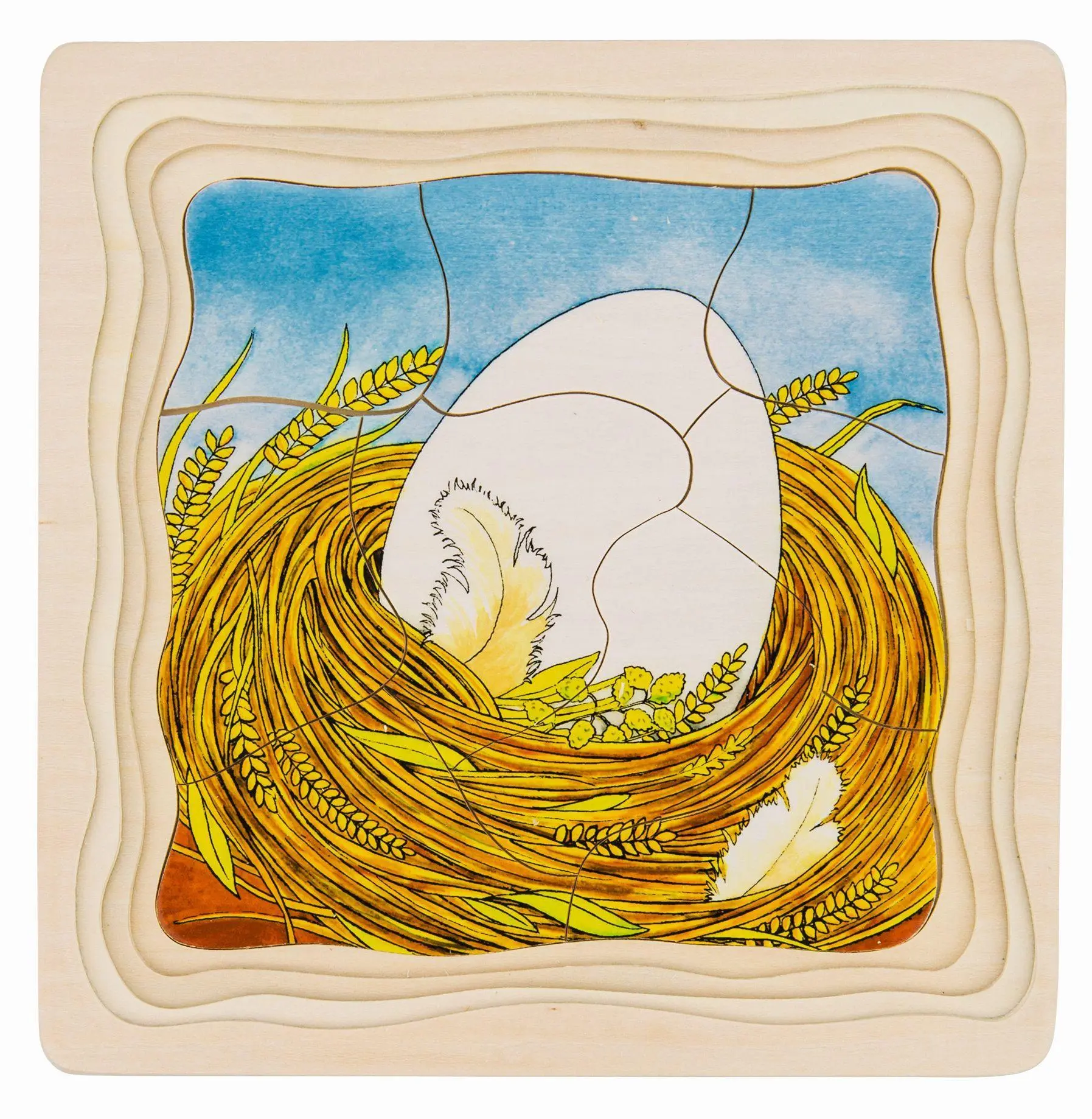 Cover: 4013594575218 | Schichtenpuzzle Das Huhn | Spiel | Deutsch | 2024 | EAN 4013594575218