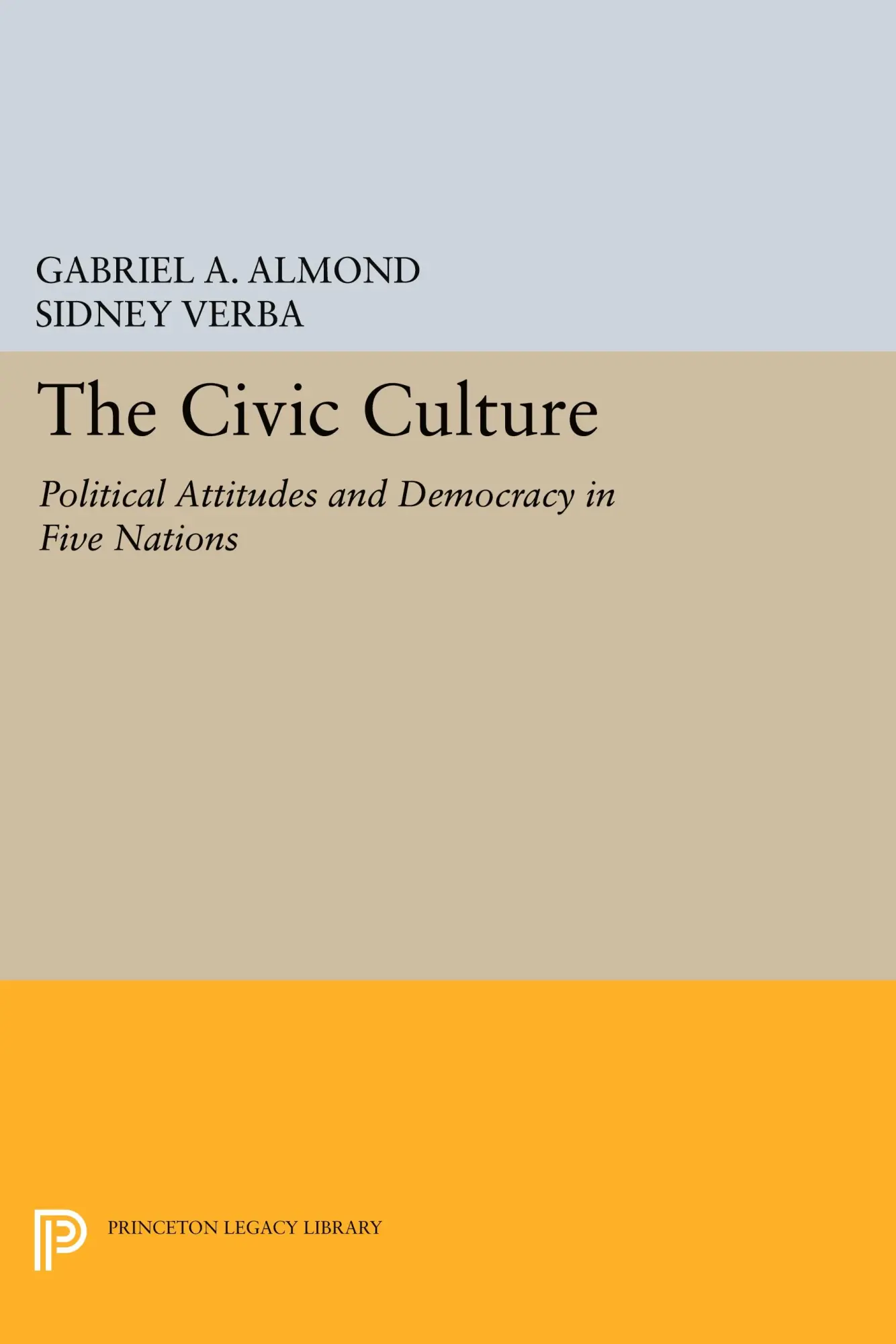 Cover: 9780691625218 | The Civic Culture | Political Attitudes and Democracy in Five Nations