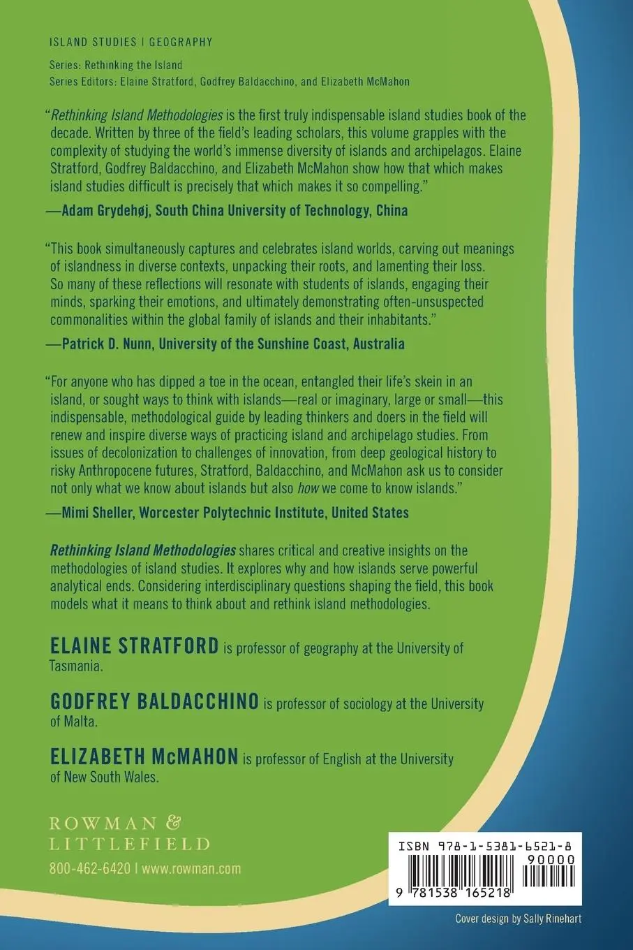 Rückseite: 9781538165218 | Rethinking Island Methodologies | Elaine Stratford (u. a.) | Buch