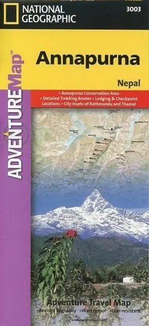 Cover: 9781566955218 | National Geographic Adventure Map Annapurna | National Geographic