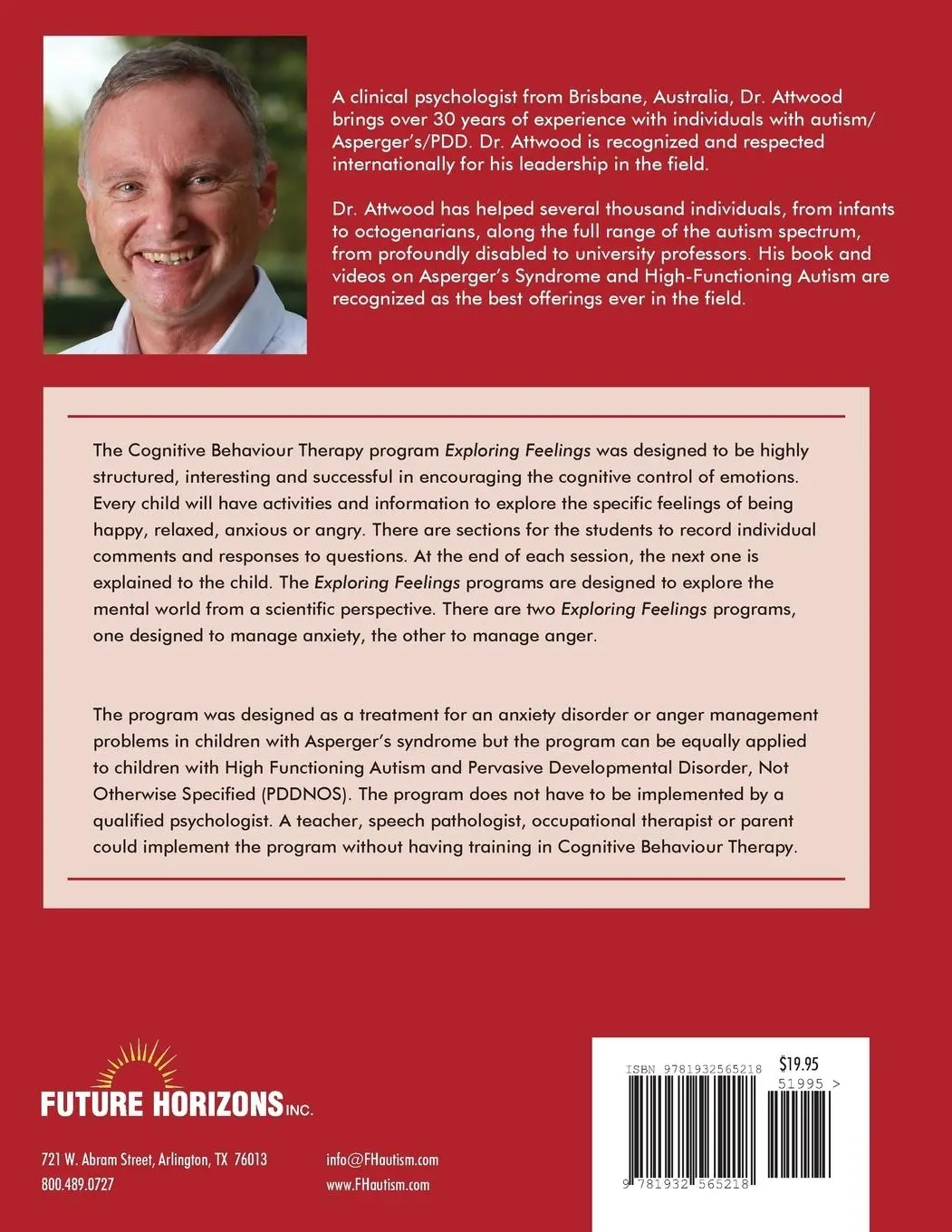Rückseite: 9781932565218 | Exploring Feelings | Cognitive Behaviour Therapy to Manage Anger