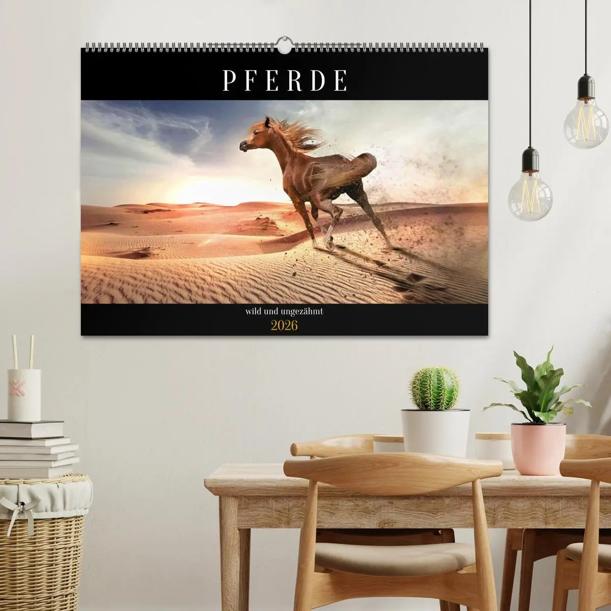 Bild: 9783457545218 | Pferde - wild und ungezähmt (Wandkalender 2026 DIN A2 quer),...