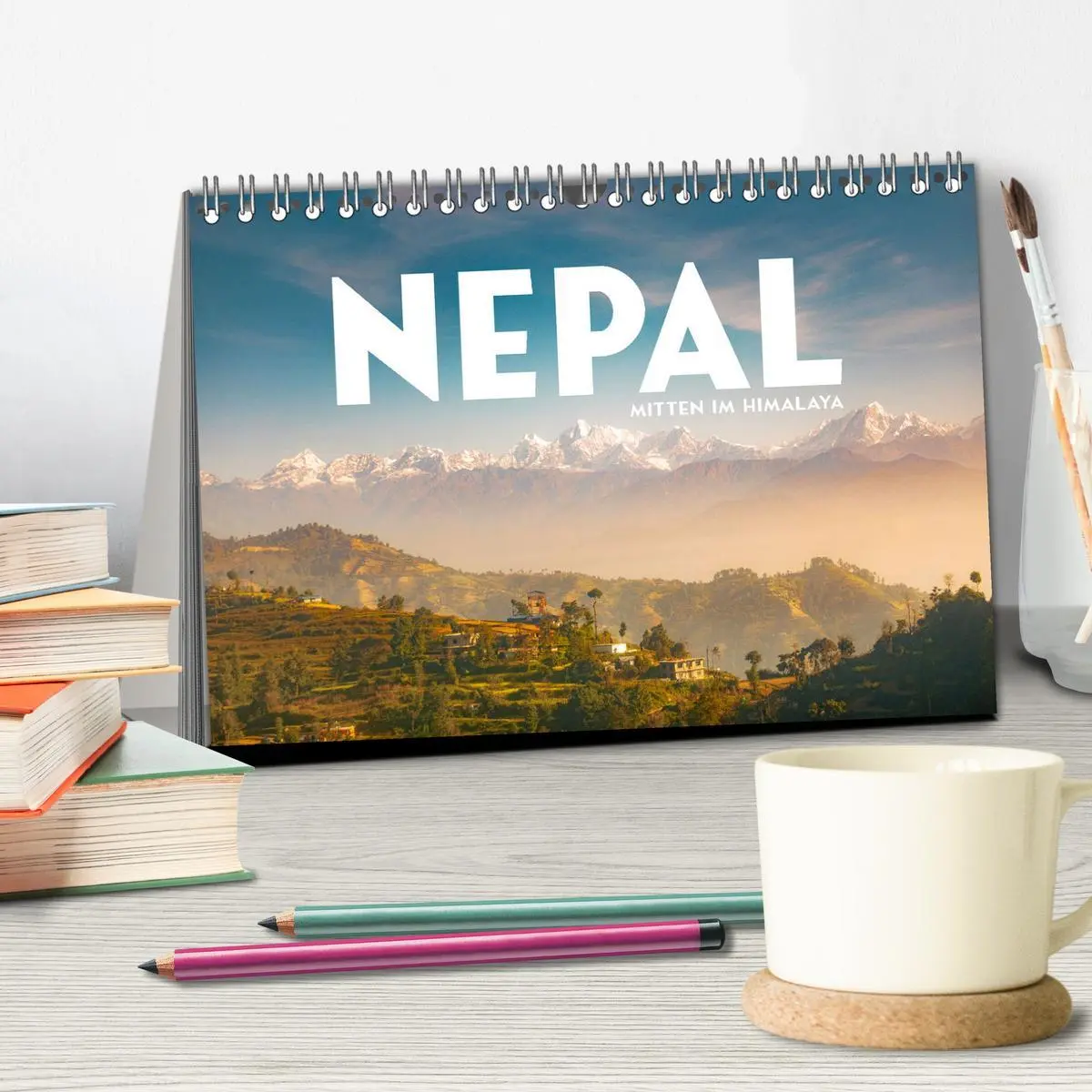 Bild: 9783457615218 | Nepal - Mitten im Himalaya (Tischkalender 2026 DIN A5 quer),...