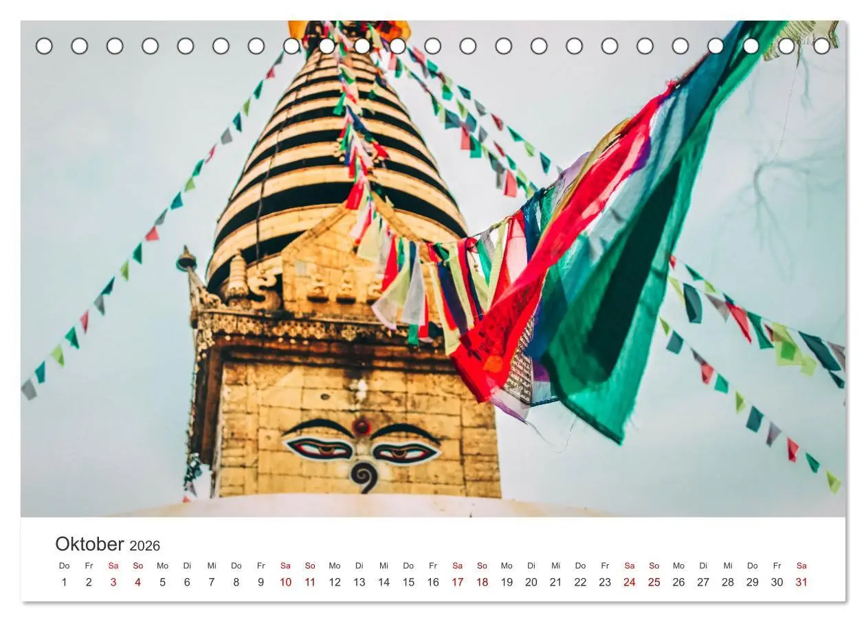 Bild: 9783457615218 | Nepal - Mitten im Himalaya (Tischkalender 2026 DIN A5 quer),...
