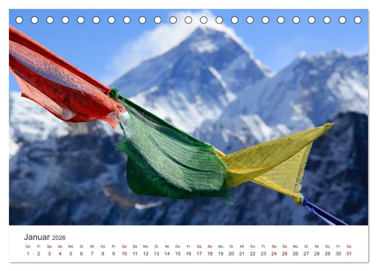 Bild: 9783457615218 | Nepal - Mitten im Himalaya (Tischkalender 2026 DIN A5 quer),...