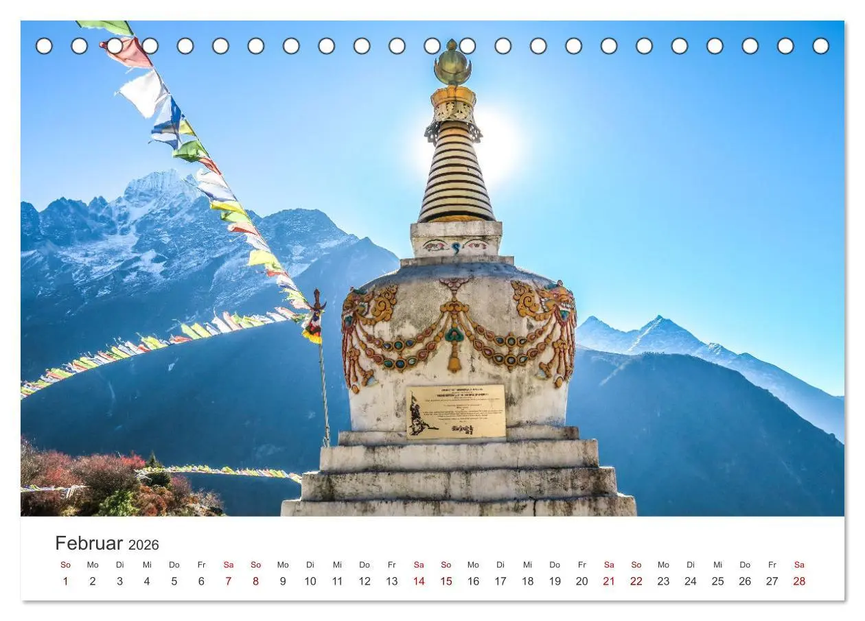 Bild: 9783457615218 | Nepal - Mitten im Himalaya (Tischkalender 2026 DIN A5 quer),...