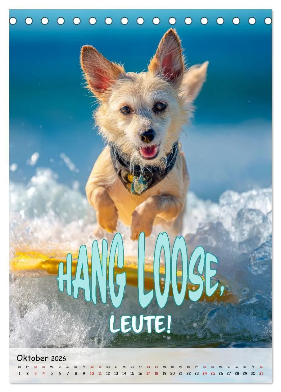 Bild: 9783516705218 | Tierisch erwischt (Tischkalender 2026 DIN A5 hoch), CALVENDO...