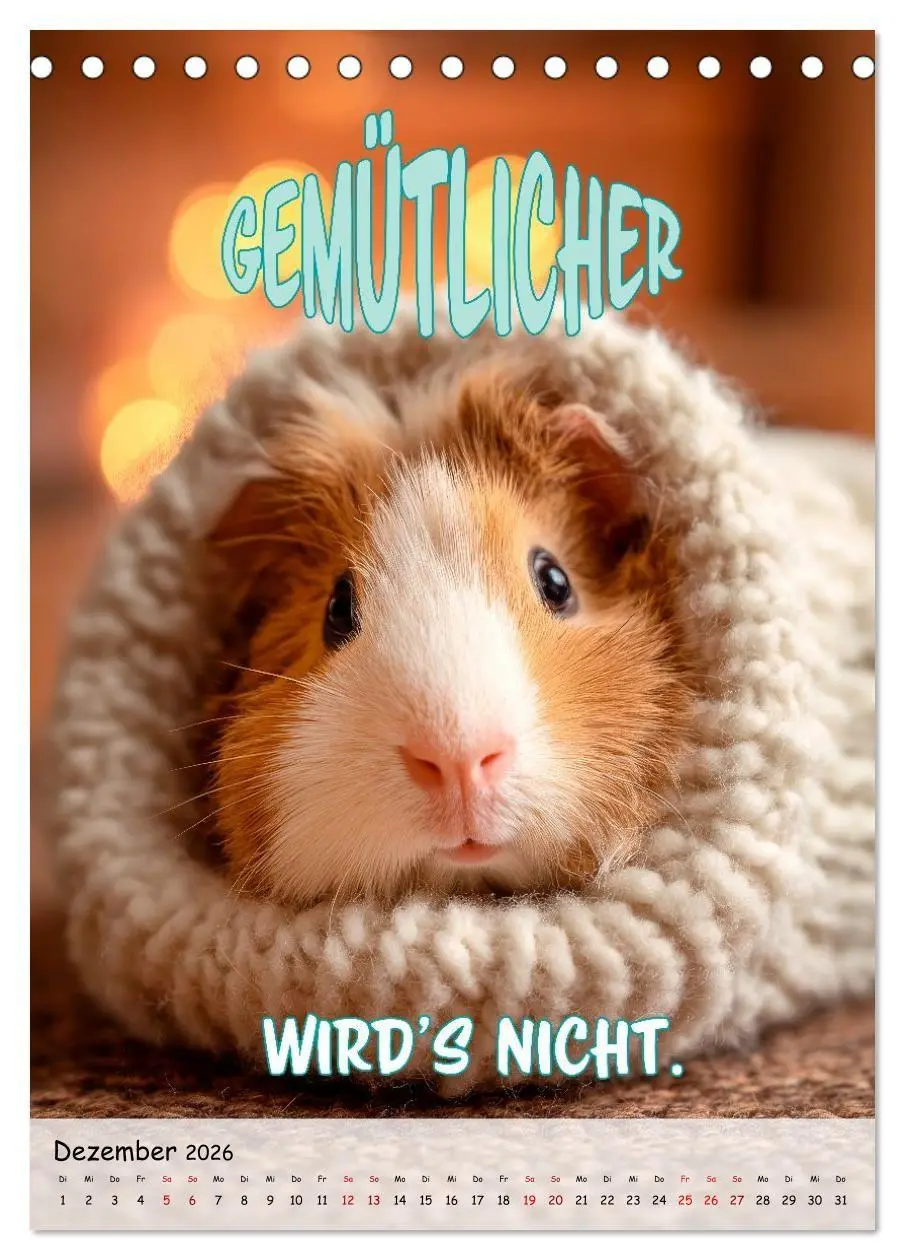 Bild: 9783516705218 | Tierisch erwischt (Tischkalender 2026 DIN A5 hoch), CALVENDO...