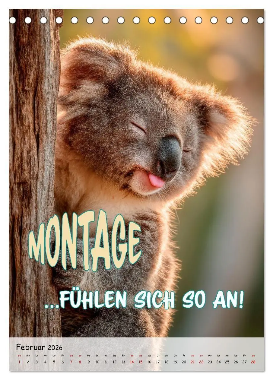 Bild: 9783516705218 | Tierisch erwischt (Tischkalender 2026 DIN A5 hoch), CALVENDO...