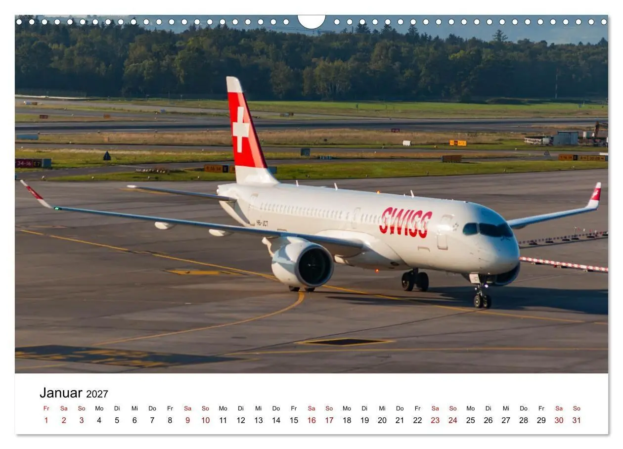 Bild: 9783569035218 | Flugzeuge von Airbus 2027 (Wandkalender 2027 DIN A3 quer), CALVENDO...
