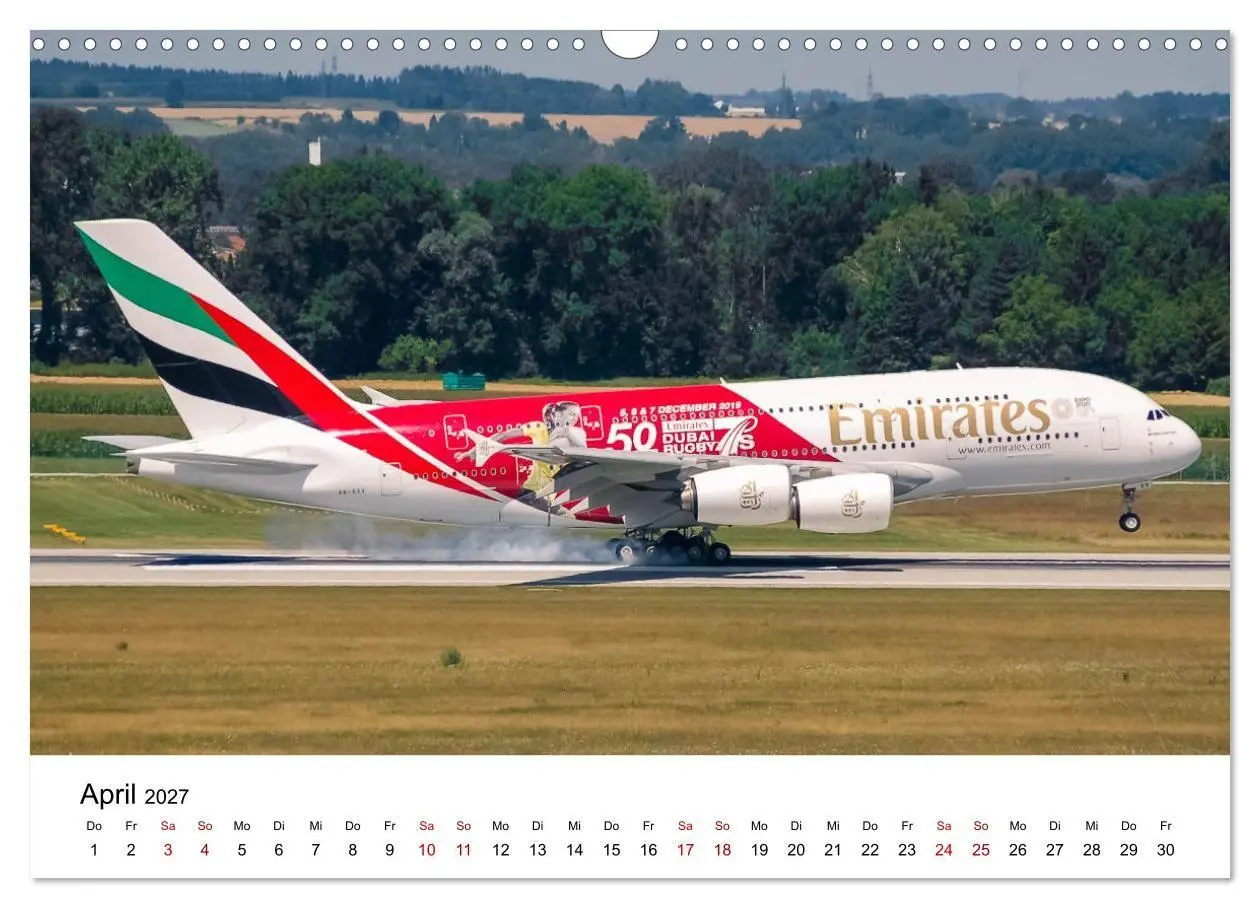 Bild: 9783569035218 | Flugzeuge von Airbus 2027 (Wandkalender 2027 DIN A3 quer), CALVENDO...