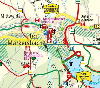 Bild: 9783747305218 | Publicpress Rad- und Wanderkarte Erzgebirge, Region Fichtelberg...