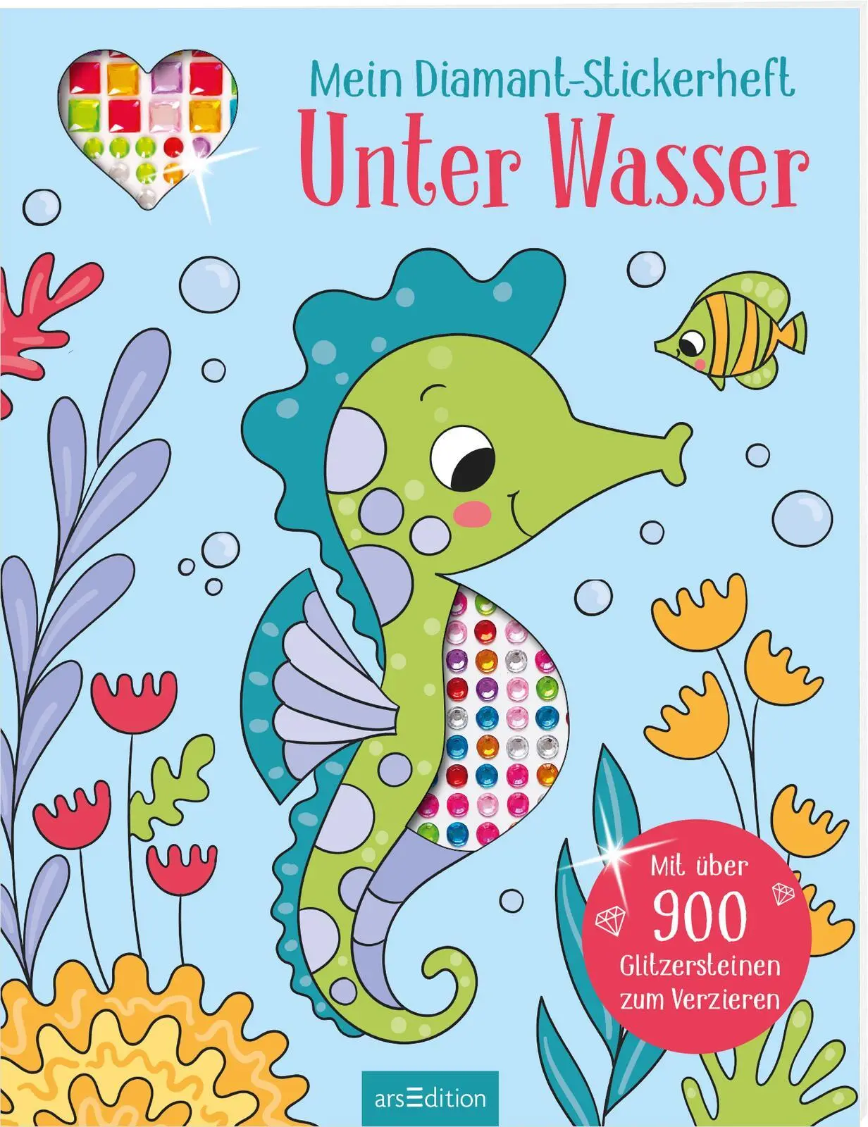 Cover: 9783845865218 | Mein Diamant-Stickerheft - Unter Wasser | Sarah Wade | Taschenbuch