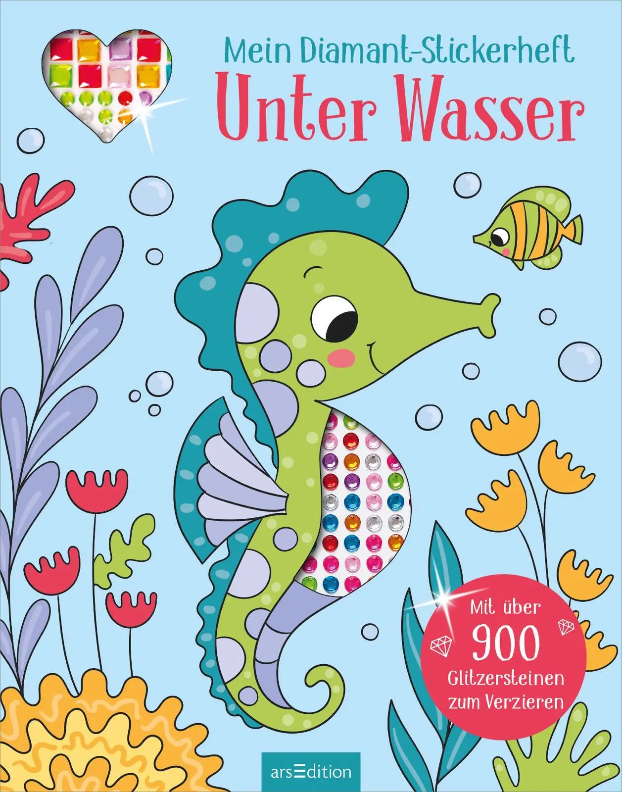 Bild: 9783845865218 | Mein Diamant-Stickerheft - Unter Wasser | Sarah Wade | Taschenbuch