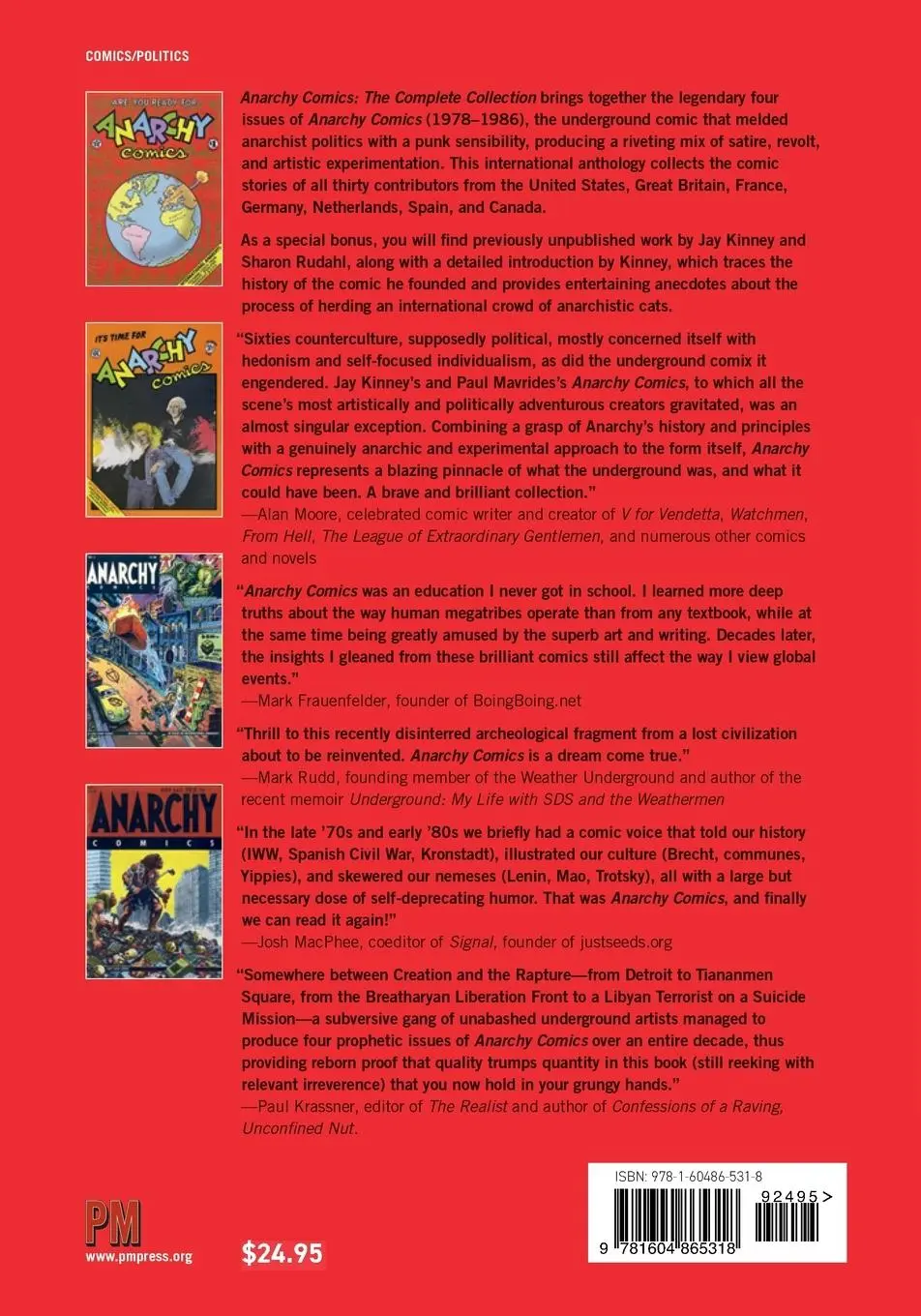 Rückseite: 9781604865318 | Anarchy Comics | The Complete Collection | Jay Kinney | Taschenbuch
