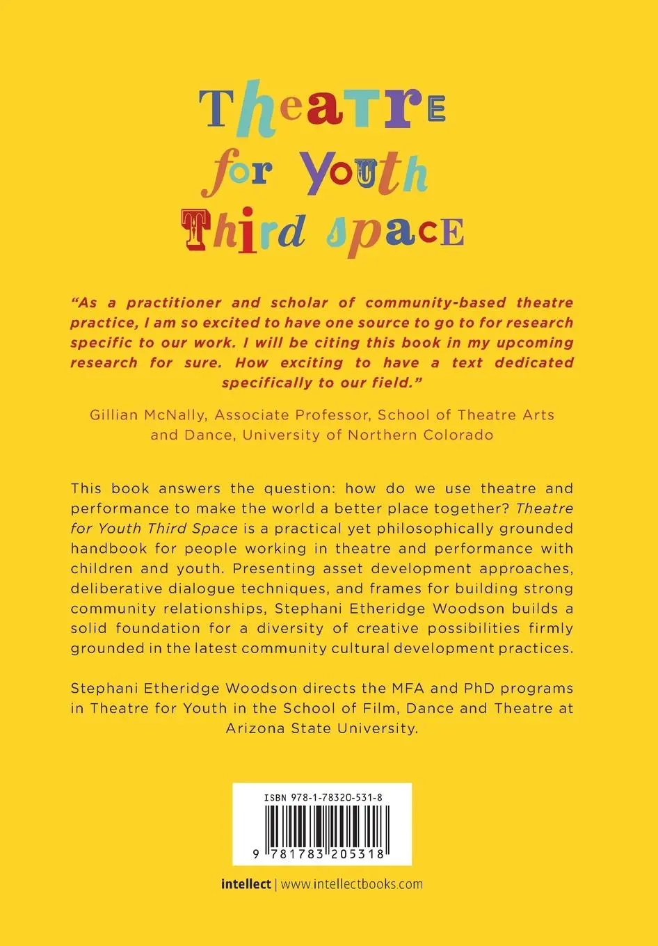 Rückseite: 9781783205318 | Theatre for Youth Third Space | Stephani Etheridge Woodson | Buch