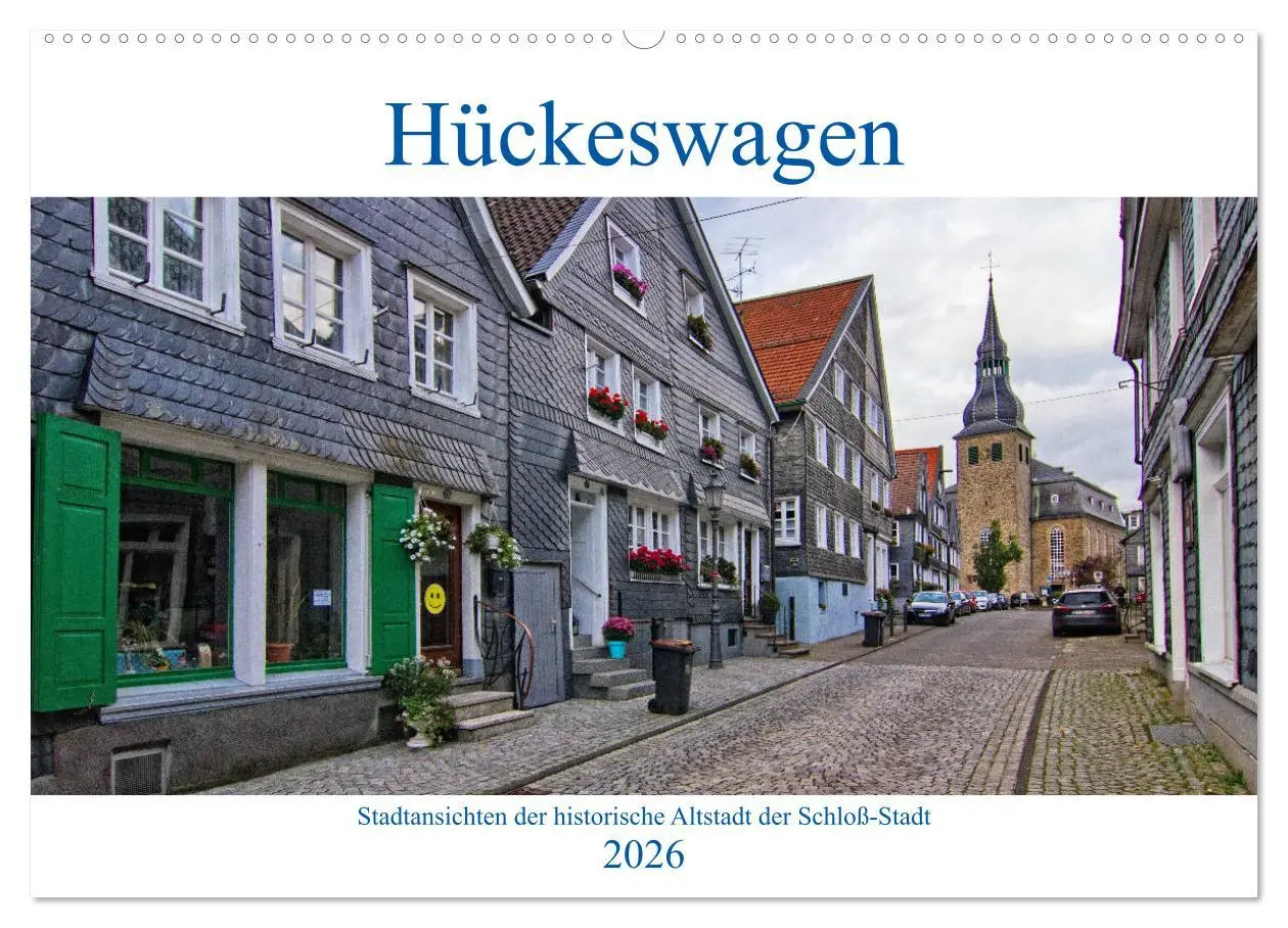 Cover: 9783457775318 | Stadtansichten Hückeswagen (Wandkalender 2026 DIN A2 quer),...