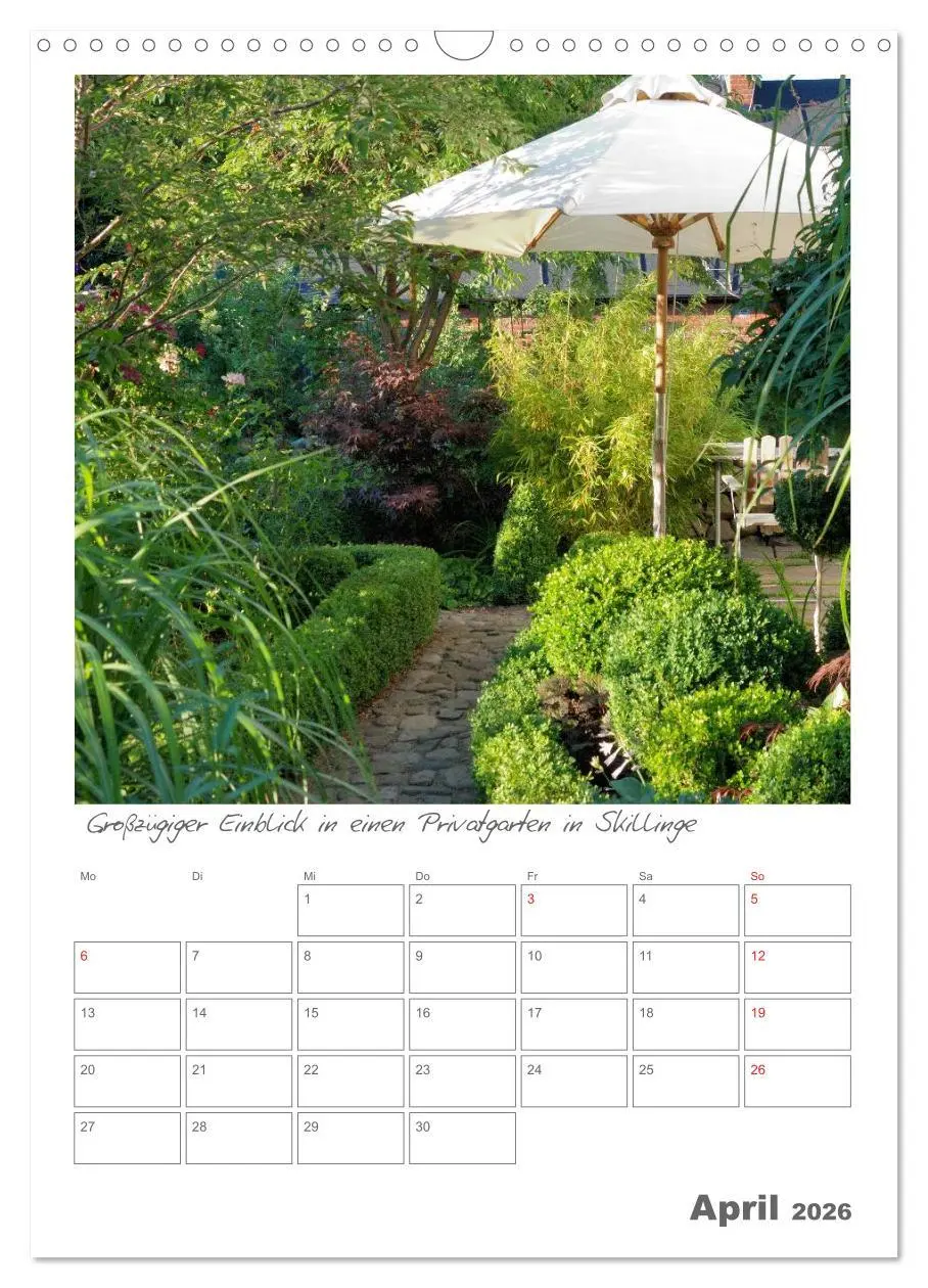 Bild: 9783516485318 | Gärten in Schweden (Wandkalender 2026 DIN A3 hoch), CALVENDO...